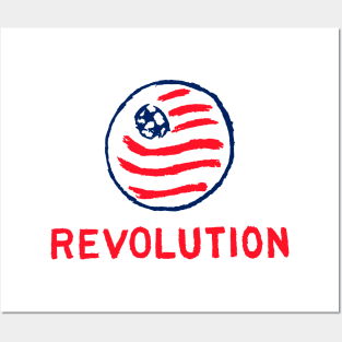 New England Revolutioooon 07 Posters and Art